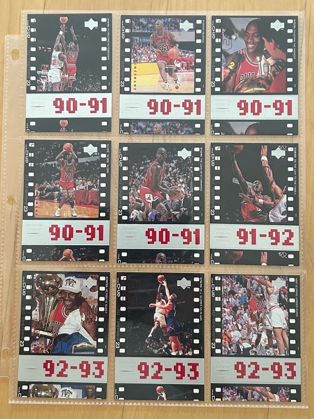 Vintage Michael Jordan Chicago Bulls Collector’s Cards (Lot of 9) - VGC MJ3